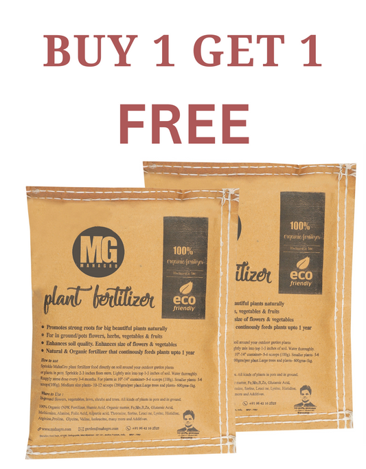 Buy 1 & Get 1 Free - MahaGro Organic Plant Fertilizer - 900g